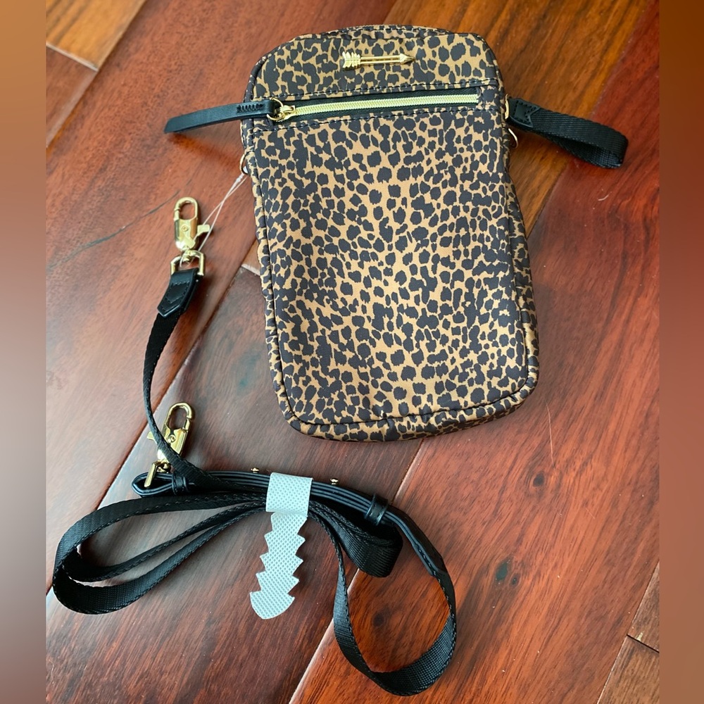 Stella & Dot Leopard Cheetah Print Crossbody